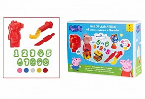 Набор для лепки - В школу вместе с Пеппой из серии Свинка Пеппа (Росмэн, 33512ros)