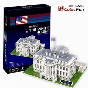 3D puzzles. Объёмный пазл Белый дом, Вашингтон (Cubic Fun, C060h)