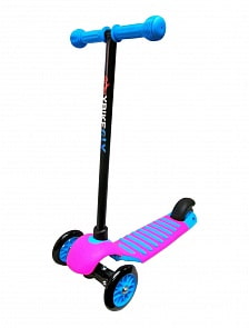 Трехколесный самокат Glider de luxe mini New pink+blue Y-Bike, 4383RT