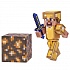 Фигурка из серии Minecraft – Steve in Gold Armor, 8 см.  - миниатюра №1