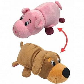 Вывернушка 2 в 1 - Собака-Свинья, 20 см (1Toy, Т13797-18)
