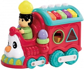 Паровозик-сортер: ездит, свет и звук (Жирафики, 691196)