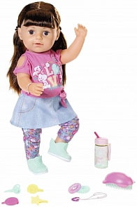 Интерактивная кукла Baby born - Сестричка брюнетка, 43 см (Zapf Creation, 827-185) Интерактивная кукла Baby born - Сестричка брюнетка, 43 см (Zapf Creation, 827-185)