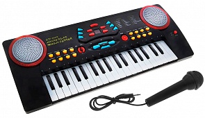 Детский синтезатор с микрофоном, 37 клавиш (ABtoys, D-00020)