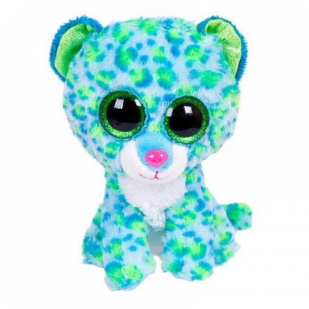 Мягкая игрушка - Леопард голубой, 15 см 