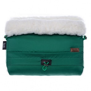 Муфта меховая для коляски Nuovita Alaska Bianco Smeraldo/Изумрудный (Nuovita, NUO-mALAB_2111)