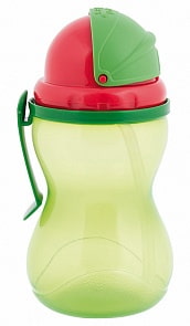 Поильник спортивный зеленый 370 мл, 12+ (Canpol, 56/113_250930151)