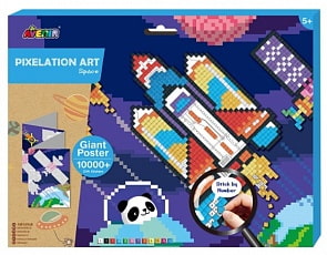 Картина из пиксельной мозаики - Космос (Avenir, CH191598)