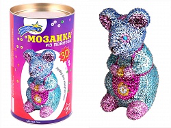Мозаика из пайеток - 3D Мышка (Волшебная мастерская, 3D-02) - миниатюра