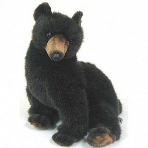 Мягкая игрушка – Медведь черный, 23 см (Hansa, 3763-hns)