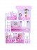 Домик для кукол - Маргарита, бело-розовый, с мебелью  - миниатюра №3