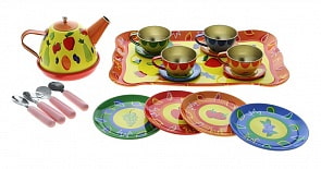Игровой набор серии Помогаю Маме - Набор посуды для чаепития (ABtoys, PT-00256)