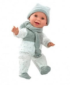 Пупс из серии Elegance в одежде, с мягким телом, соской и звуком, 42 см. (Arias, Т13736)