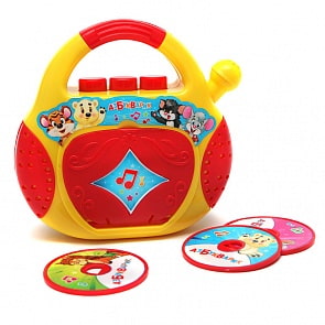 Музыкальная игрушка Плеер-CD – Песенки-Чудесенки, звук (Азбукварик, 28169-8)