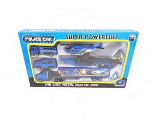 Машинки металлические - Полиция, 5 предметов (Junfa Toys, BA-60172C)