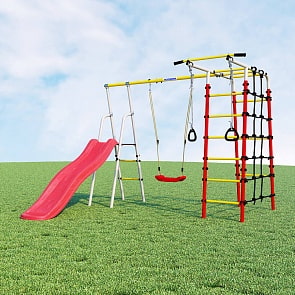 Дачный комплекс Romana Богатырь R.103.07.04 + пластиковые качели
