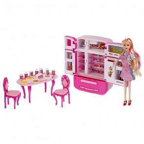 Мебель для домика SY-2083-2, с куклой и аксессуарами (B1843275)
