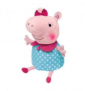 Мягкая игрушка Пеппа, 30 см, Peppa Pig с двигательными, световыми и звуковыми эффектами (Росмэн, 30566ros)