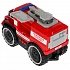 Машина Пожарная машина 22 см свет-звук инерционная подвижная пластик  - миниатюра №5