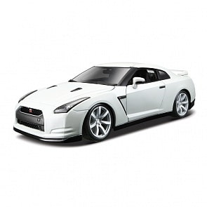 Металлическая сборная машинка Nissan GT-R (BBURAGO, 18-15053)