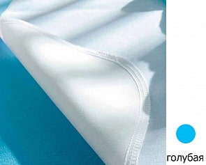 Непромокаемая махровая пеленка, голубая (Qu Aqua, 00-0015223_голубая)