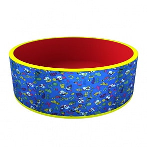 Сухой бассейн - Веселая поляна ДМФ-МК-02.51.03 (Romana, ДМФ-МК-02.51.03_синий/красный без шариков)