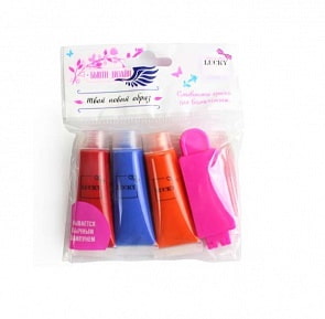 3 тюбика с дополнительной краской для набора Твой новый образ (Lucky, Т14332)