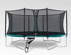 Батут Berg Grand Favorit Regular 520 Green + Safety Net Comfort (Berg, 30.25.65.70) - миниатюра
