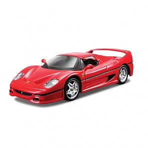 Машина Ferrari F50, металлическая, со светом и звуком, с аксессуарами, масштаб 1:32 (Bburago, 18-44025)