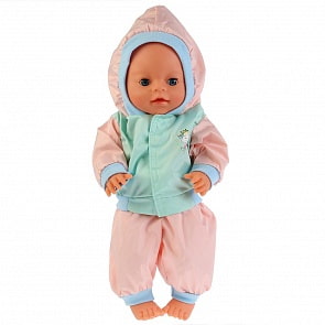 Спортивный костюм для кукол ТМ Карапуз 40-42 см - Единорог в пакете (Карапуз,  OTF-1914S-RU)