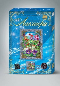 Набор для творчества - Настенные часы Лакшери, Серия №5 (Лапландия, 47911)