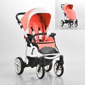 Детская прогулочная коляска – Nico, шасси белая/BIA SL325 (Bebetto, WB142_SL325)