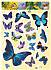 Наклейки – Бабочки, 100 наклеек  - миниатюра №2