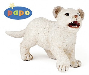 Фигурка Белый львенок (Papo, 50076_papo)
