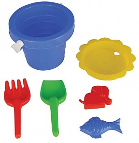 Набор для игры в песочнице из 6 предметов (Pilsan, 6123plsn)
