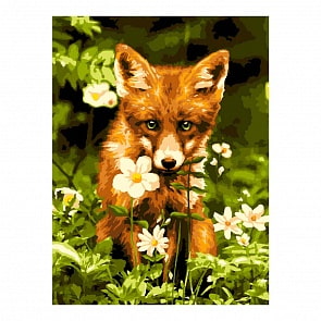 Раскраска по номерам Лисичка (Lori, Ркн/ф-125)