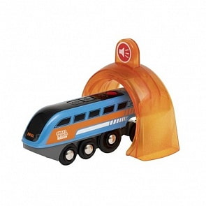 Игровой набор Brio Smart Tech Sound - Поезд с интерактивным тоннелем и функцией звукозаписи (Brio, 33971)