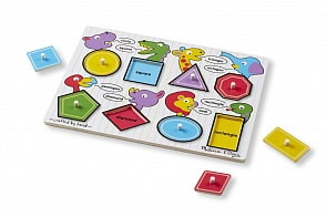 Мои первые пазлы - Формы (Melissa&Doug, 3285_md)