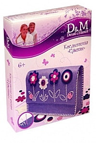 Набор шьем из фетра - косметичка «Цветы» (Docha&Mama, 47788)