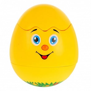 Музыкальное яйцо с сюрпризом внутри, 10 веселых потешек и 10 песен из мультика (Умка, B1486155-R)