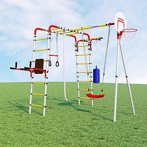 Спортивно-игровой комплекс Romana Fitness R.103.20.04 Фитнесс + качели пластиковые