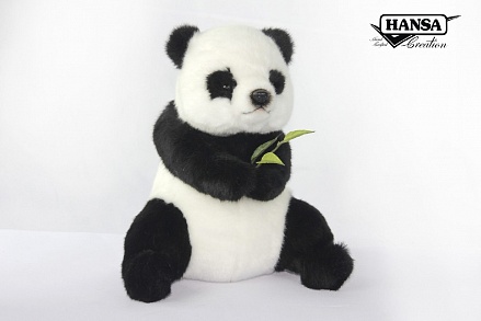 Панда сидящая, 26 см 