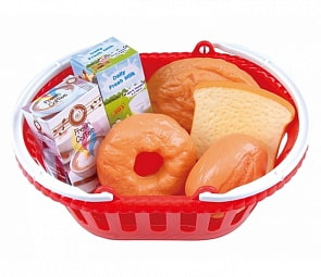 Игровой набор - Корзина с выпечкой (Playgo, Play 3758veg)
