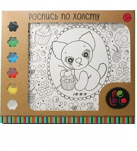 Роспись по холсту «Собачка Fany» (Docha&Mama, 57516)