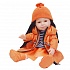 Кукла в оранжевой куртке 40 см с аксессуарами  - миниатюра №2