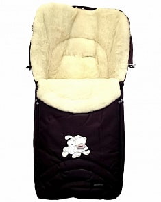 Спальный мешок в коляску №06 – Aurora. Черный (Womar, 5902745508443)