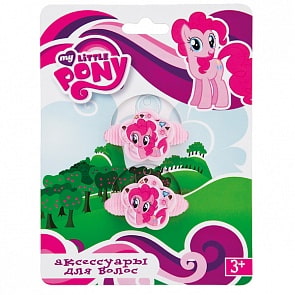 Набор из 2-х резинок для волос «Моя маленькая пони» (Играем вместе, WR-LP-01sim)