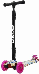 Самокат Navigator, свет, печать вотерпринт (Navigator, Т15361К)