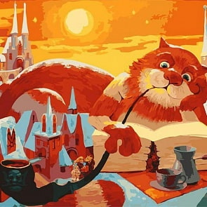 Раскраски по номерам - Картина «Вечерняя сказка», 40 х 50 см. (Белоснежка, 012-AB)