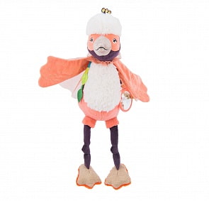 Мягкая игрушка-активити Фламинго (Moulin Roty, 668021)